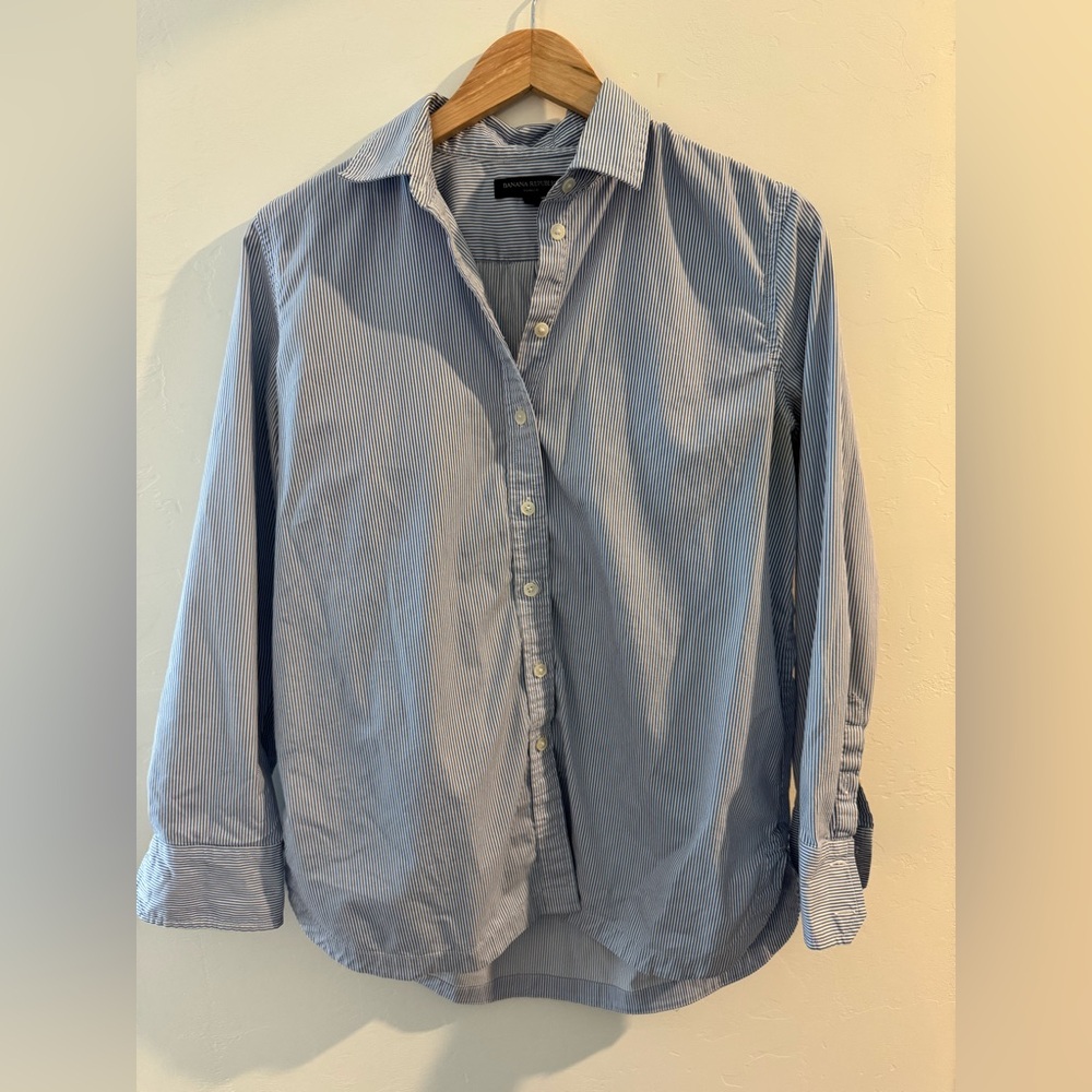 Banana Republic Parker Pinstripe Shirt